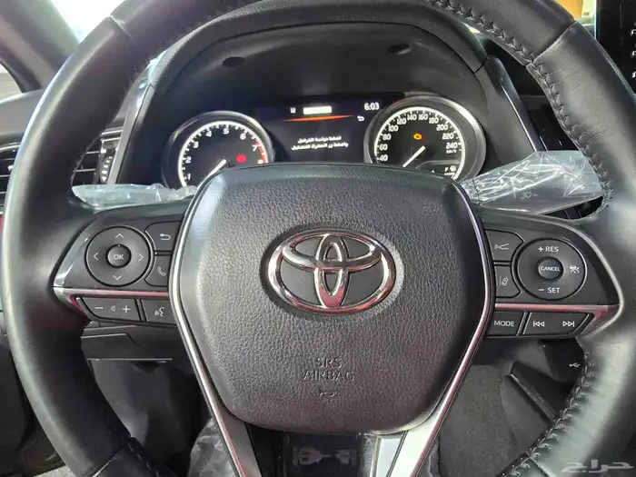كامري LX رياضي 6سلندر فل داخليه احمر شبه زيروو عداد60 8