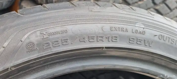4طقم كفرات منزل جودير مقاس الكفرات 225 45 18 2