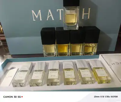 عطور عطر ماتش الاصلي سيت مع 5عطور 75مل اربع فل واحد ناقص شوي index