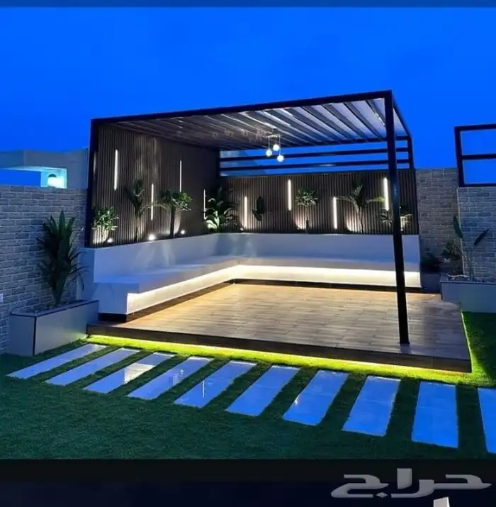 بديل خشب وعشب صناعي ومظلات 5