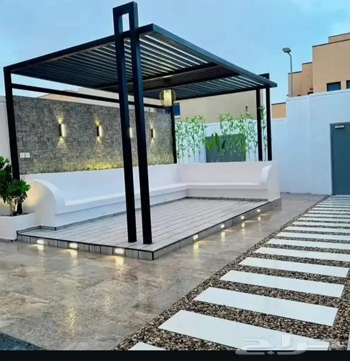 بديل خشب وعشب صناعي ومظلات 9