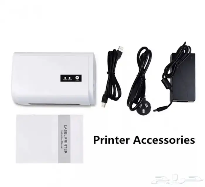 طابعة بوليصات و استكرات جديدة لم تستخدم 2