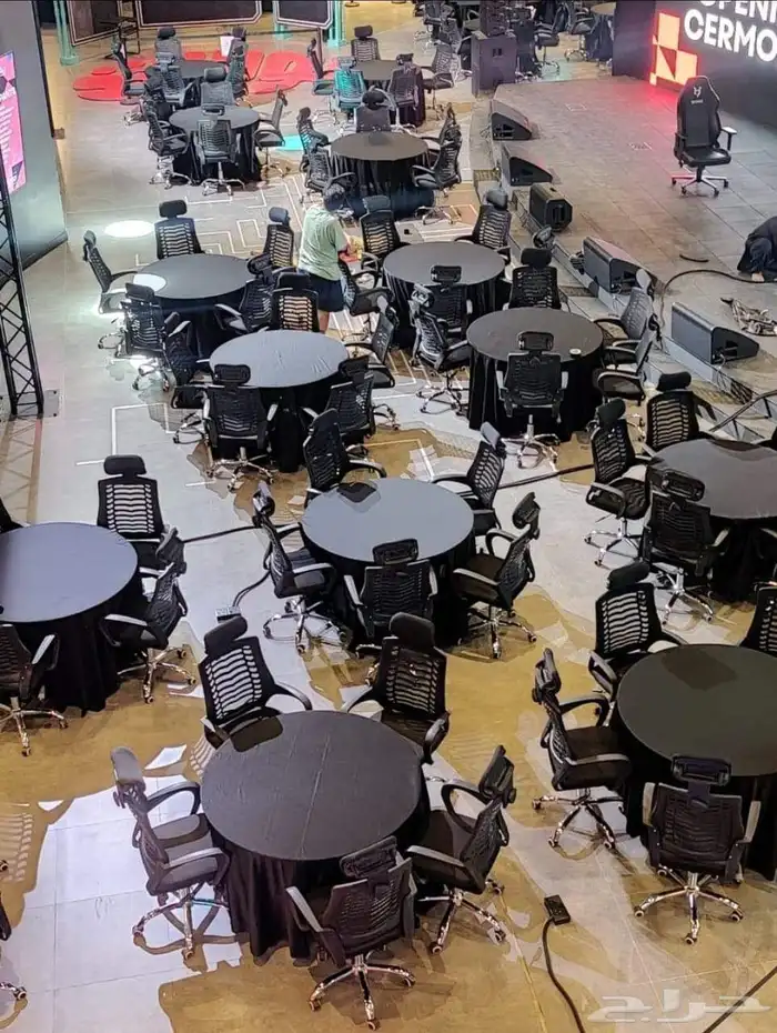 تاجير كراسي وطاولات وكراسي سفره وكن ب وصبابين وصبابات وقهوتي 2