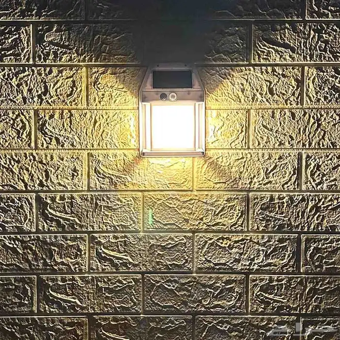 إضاءة جدارية بالطاقة الشمسية   أمان وأناقة لمنزلك 2