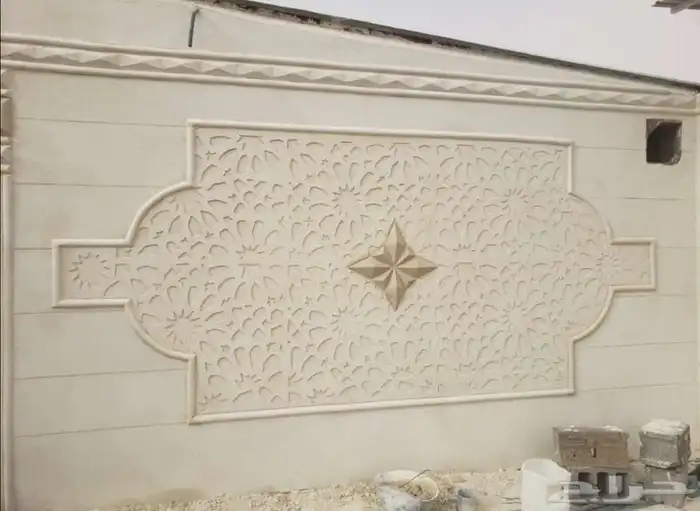 لياسه ملونه تصميم الحجر وشكله مختلافهه من اسمنت أبيض وبطاح أ 9