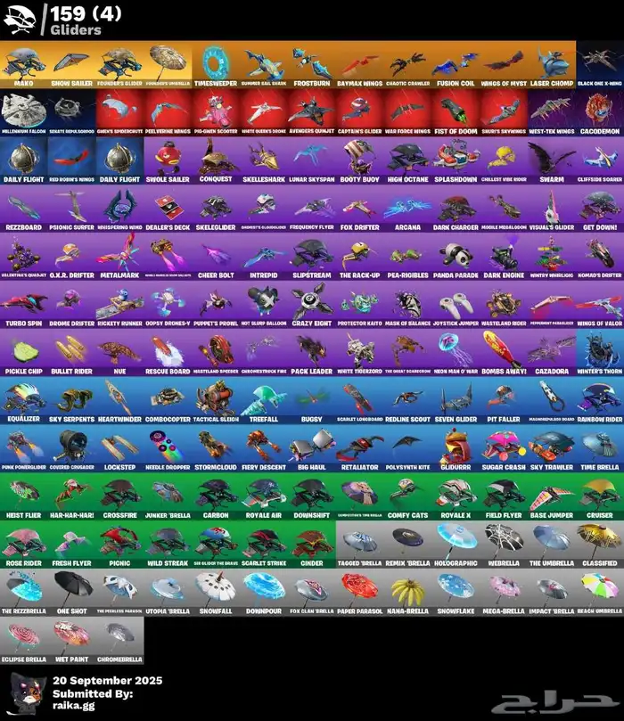 حساب بلاك نايت فورت نايت 5