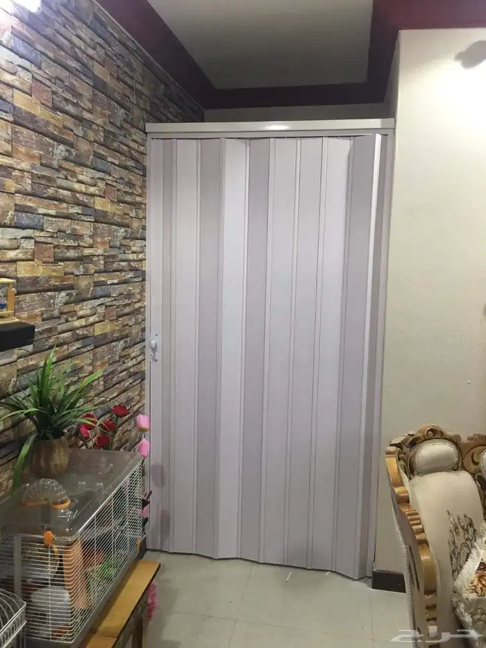 ابواب سحب سحاب سحابة جلد وبلاستيك كورديون كورديون 6