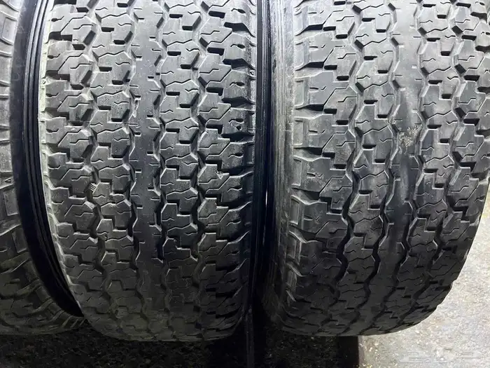 جنوط سنبوسه مع كفرات دنلوب مقاس 275.70.16 بترول فتك 14