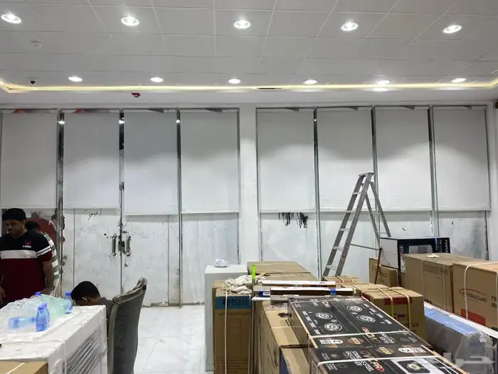 تركيب ستائر رول ستاير كهربائية ستائر مكاتب ستائر بلاك اوت 2