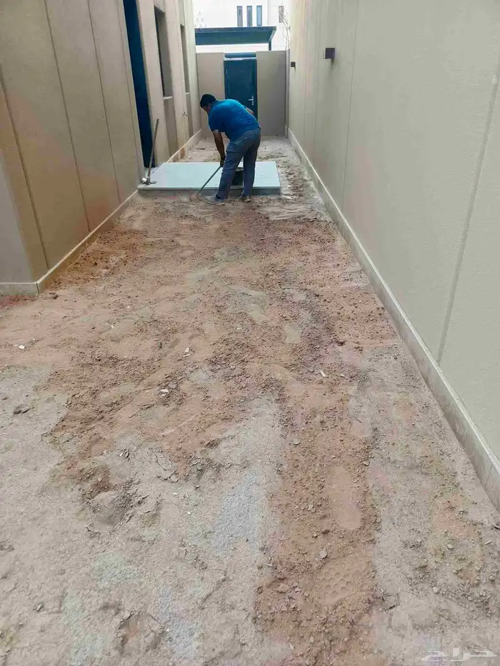 تنسيق حدائق وديكورات حجريه وعشب ارضي وجدارى 1