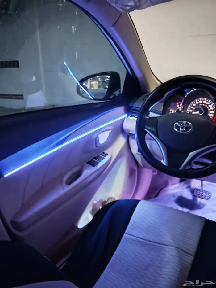 تركيب لد داخلي64 لون يارس موديل 2017 حيكم الله 4