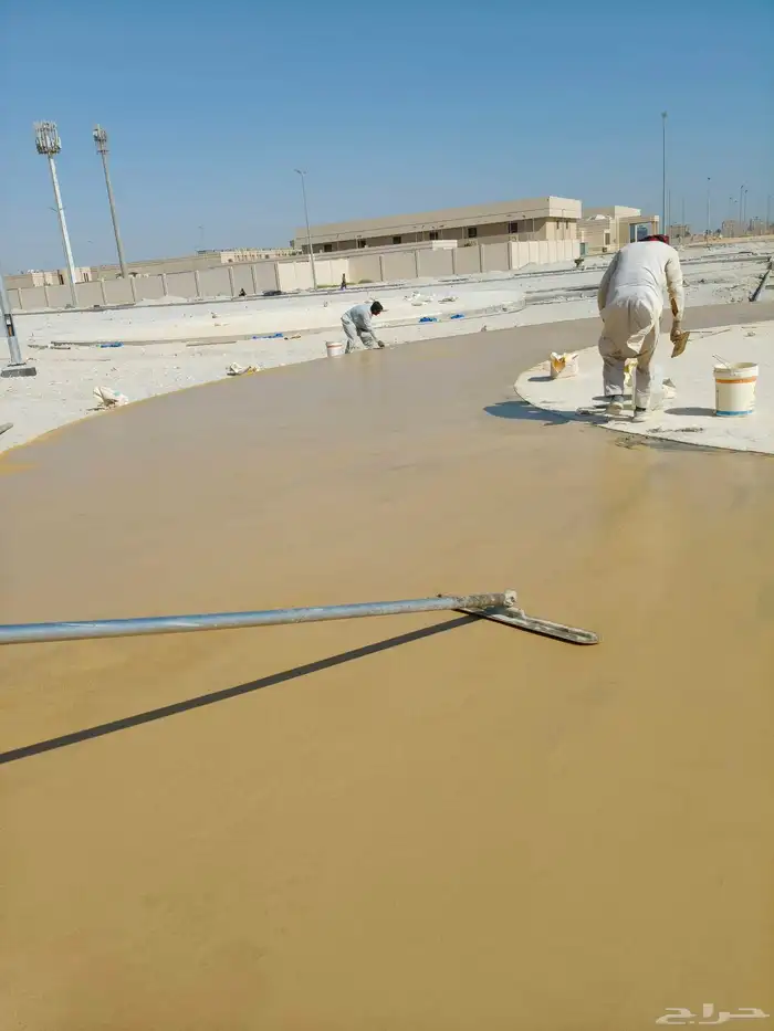 أرضيات   الخرسانة   مطبوعة   ملونة   صبة   مروحة   هليكوبتر 3