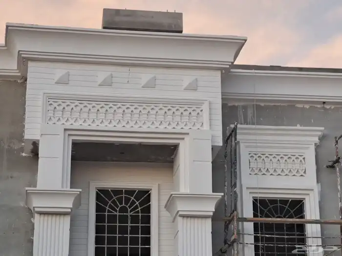 من بعض أعمالنا الجبس الفرنسي وجهات مع الفوم الحجري 5