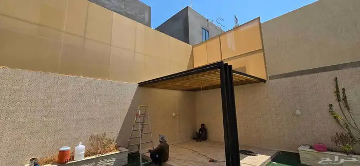 مظلات سيارات القطيف تركيب سواتر 2