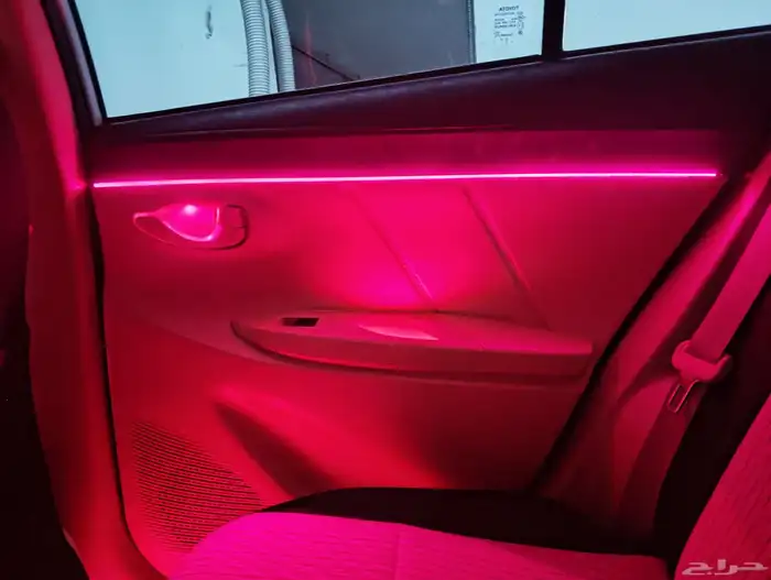 تركيب لد داخلي64 لون يارس موديل 2017 حيكم الله 3