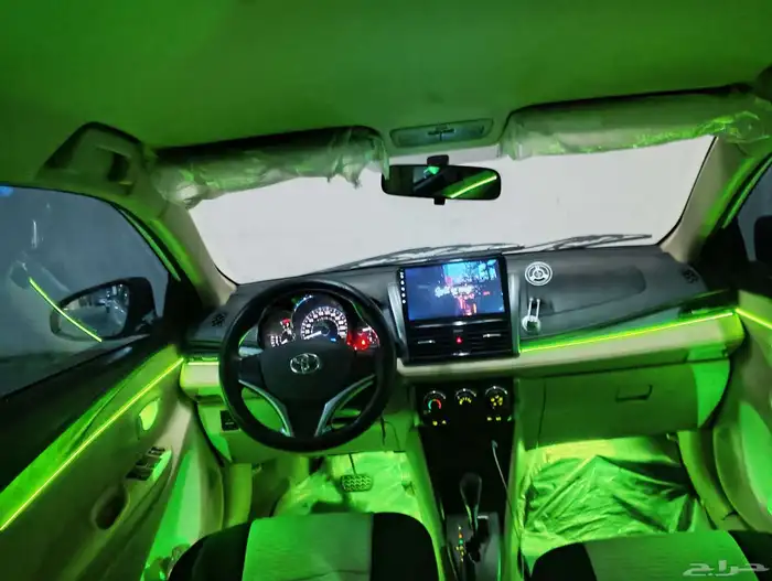 تركيب لد داخلي64 لون يارس موديل 2017 حيكم الله 1