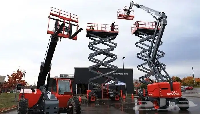 ابوصالح لتأجير الرافعات المقصيه سيزرلفت مانلفت للايجار 4