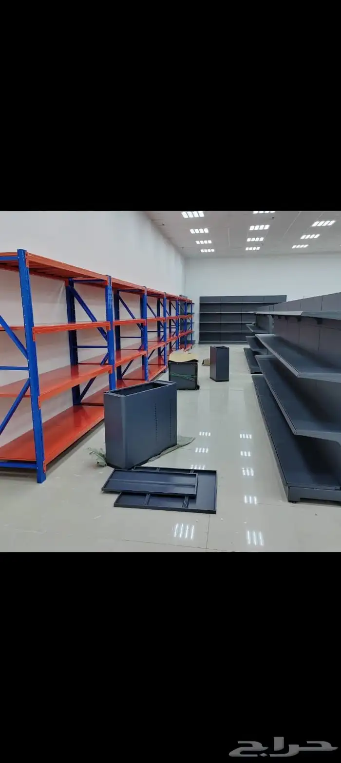 رفوف تخزين مستودعات 4