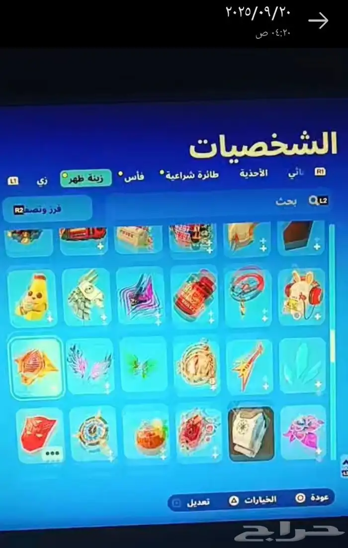 حساب فورت نايت فيه جميع السكنات النادره ورقصات 5