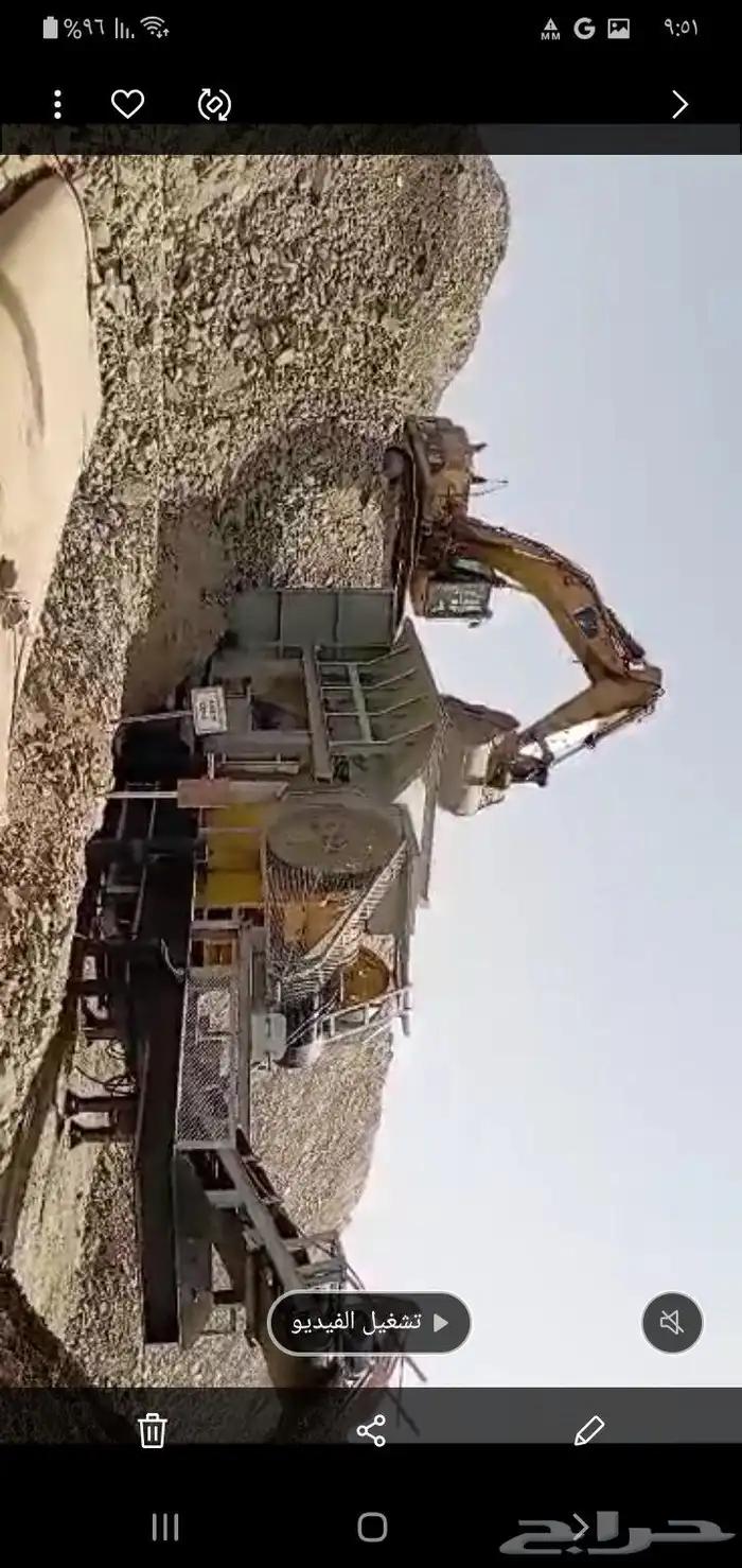 كسارات صفاق موبايلي للإيجار او العمل بالمتر 6