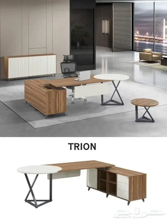 modern manager desk set and staff desks 5