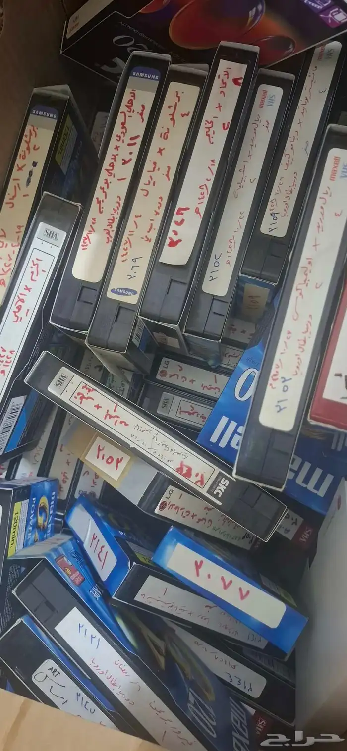 اشرطة فديو كبير وصغير للبيع جمله 3
