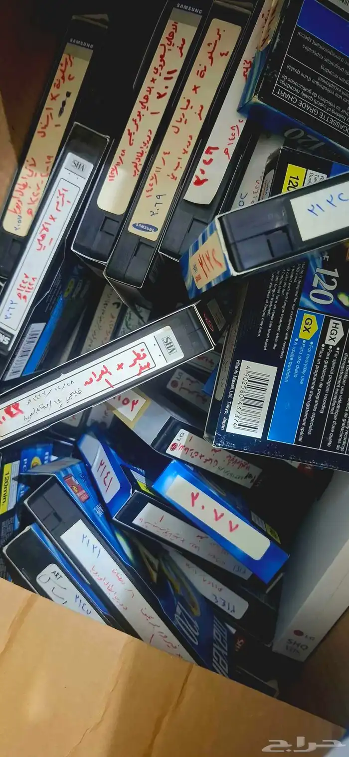 اشرطة فديو كبير وصغير للبيع جمله 0