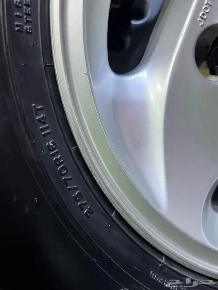 جنوط سنبوسه مع كفرات دنلوب مقاس 275.70.16 بترول فتك 17