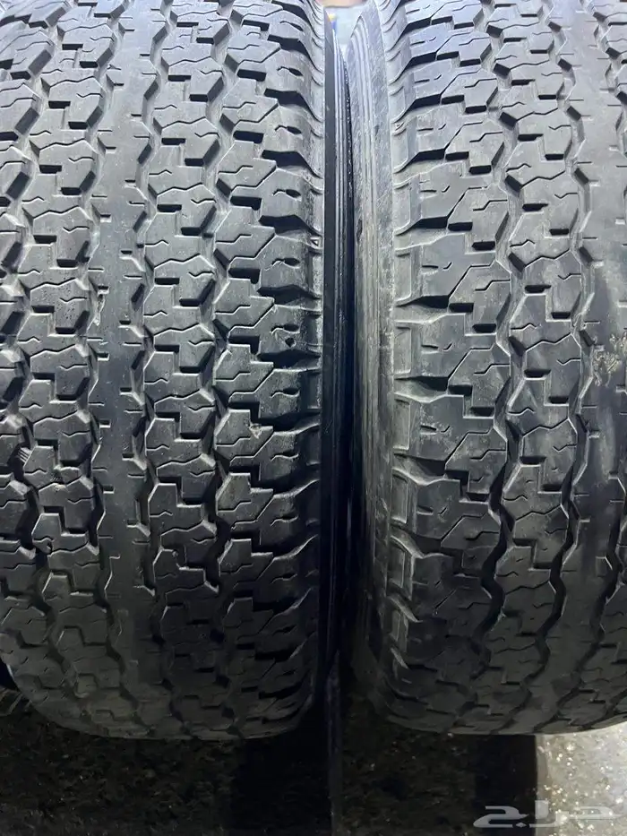 جنوط سنبوسه مع كفرات دنلوب مقاس 275.70.16 بترول فتك 10