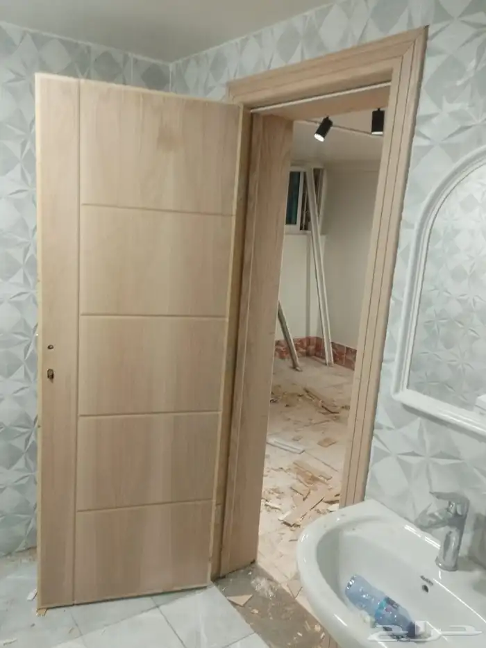 AlMunim wooden doors with iron 20