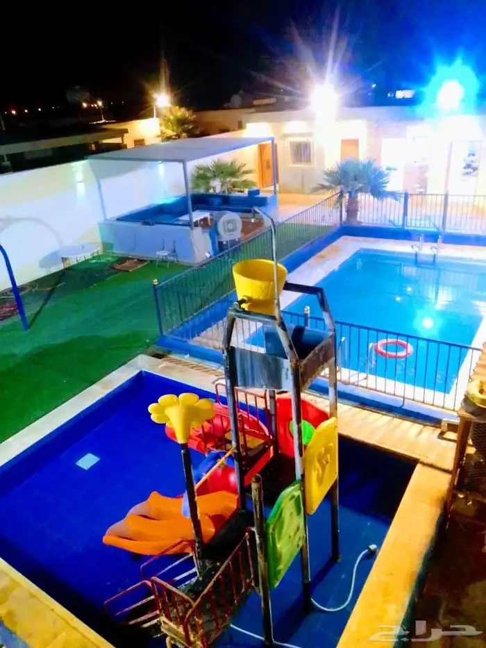 حياكم الله في شاليهات وقت المساء مخرج خمسه طريق الخرج 350 0