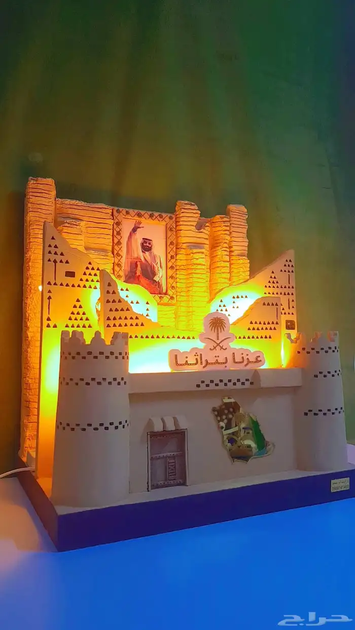 مجسم معالم السعودية التراثيه 2