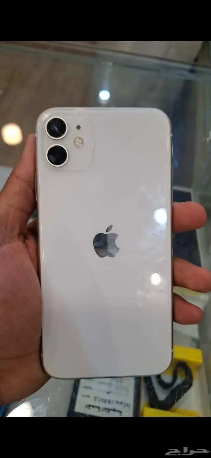 آيفون 11 256GB نسبة البطارية 75 اللون أبيض ما فك 0