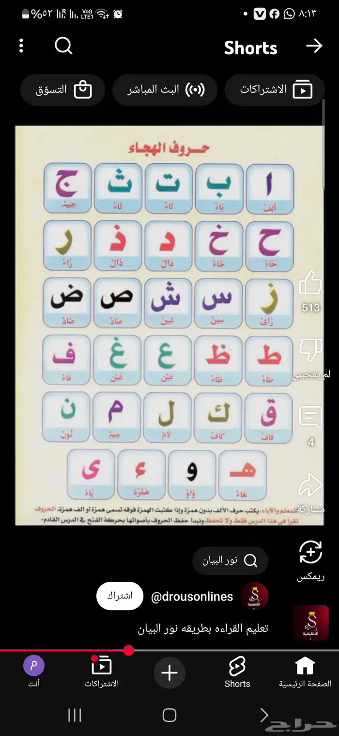 معلم لغة عربية للمرحلة الابتدائية والمتوسطة تأسيس وشرح القوا 0