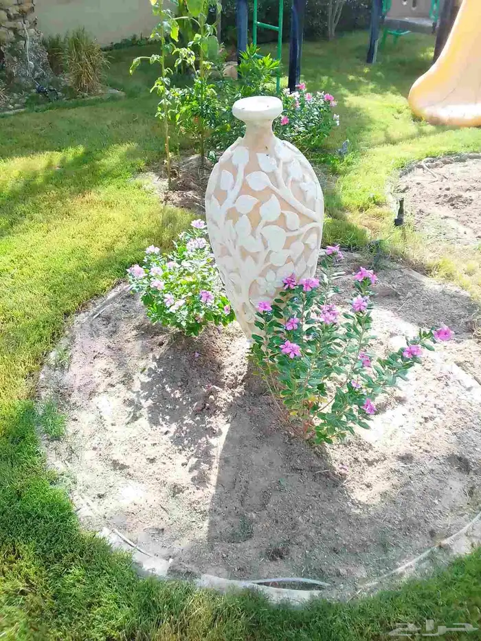 تنسيق حدائق وزراعه التيل وتركيب شبكة الري 8