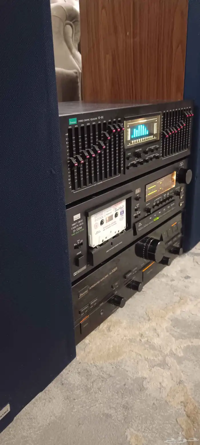 مسجل كاسيت استيريو سانسوي sansui 1
