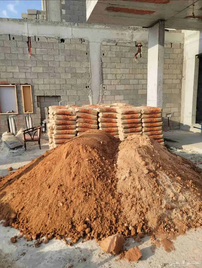 توريد جميع مواد بناء اسمنت رمل بلاط بندوره انترلوك مصدات عتب 29