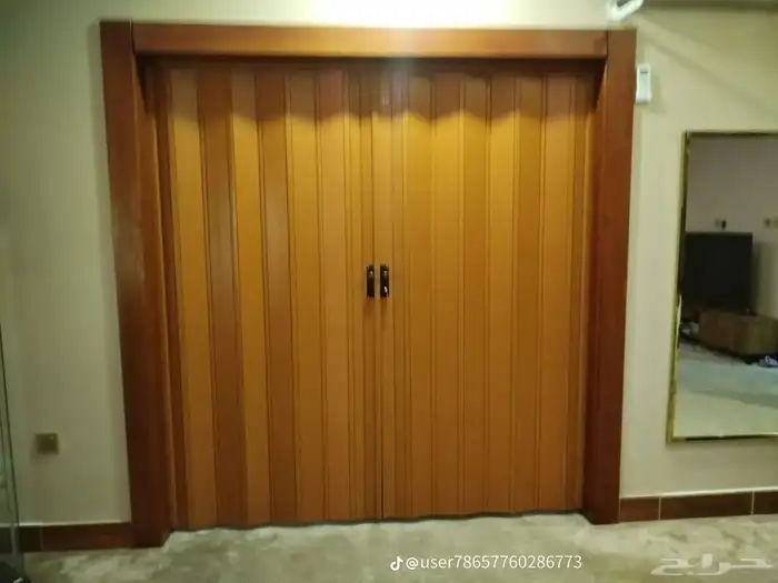 ابواب كرديون سحاب. جلد بلاستيك. مصنع سعودي. ايطالي 5