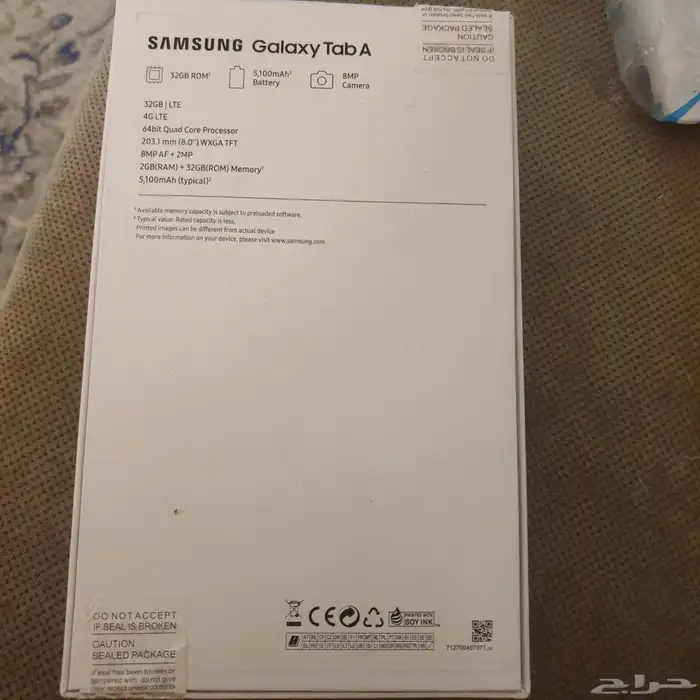 ايباد SAMSUNG Tab A 8استعمال نظيف الشاحن غير موجود 1