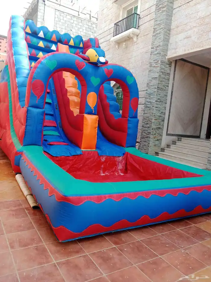 ايجار يومي ملعب صابوني زحليق نطيطات 0