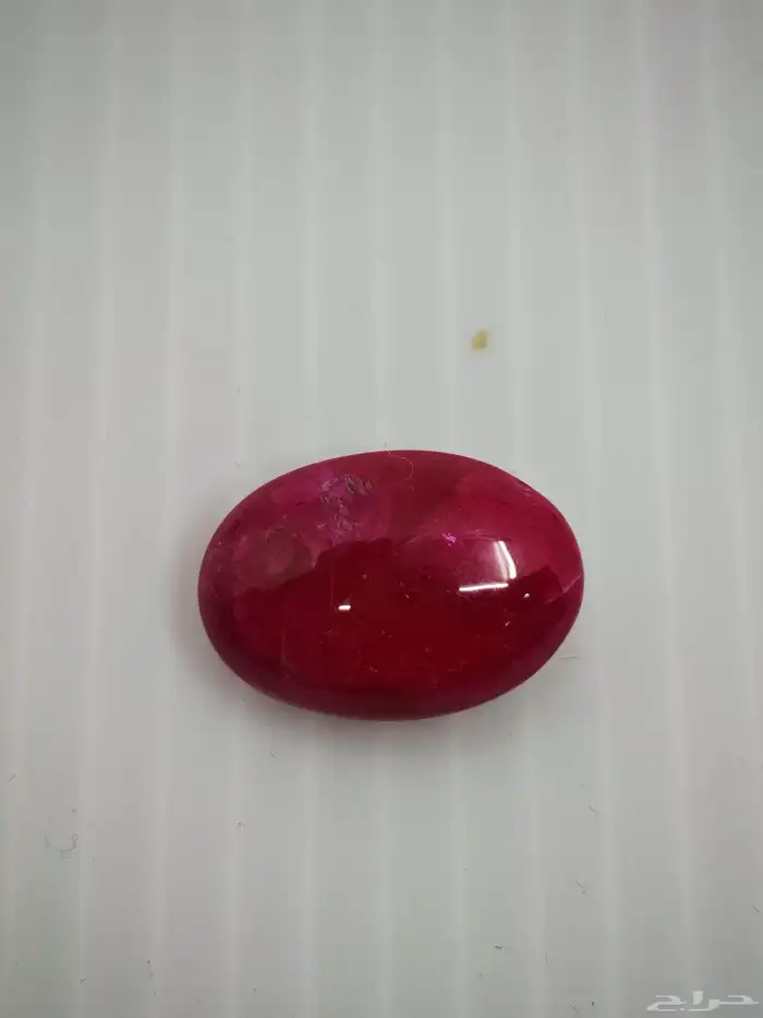 ياقوت طبيعي راهي معالج حرارة بشهادة دولية معتمدة 8