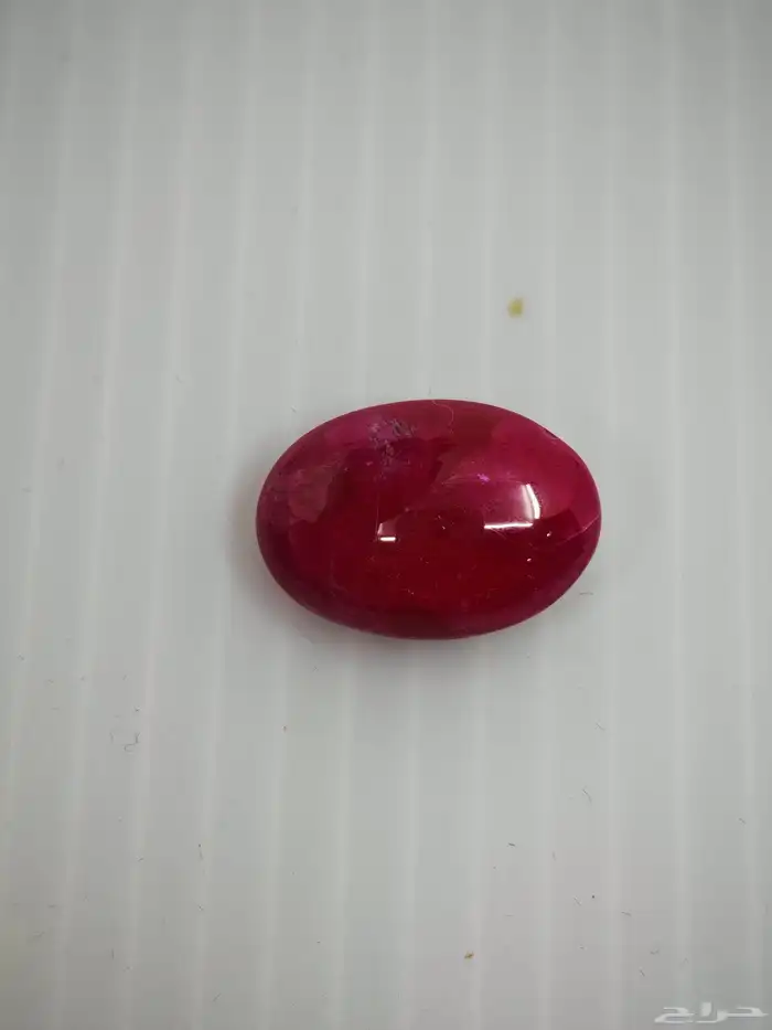 ياقوت طبيعي راهي معالج حرارة بشهادة دولية معتمدة 4