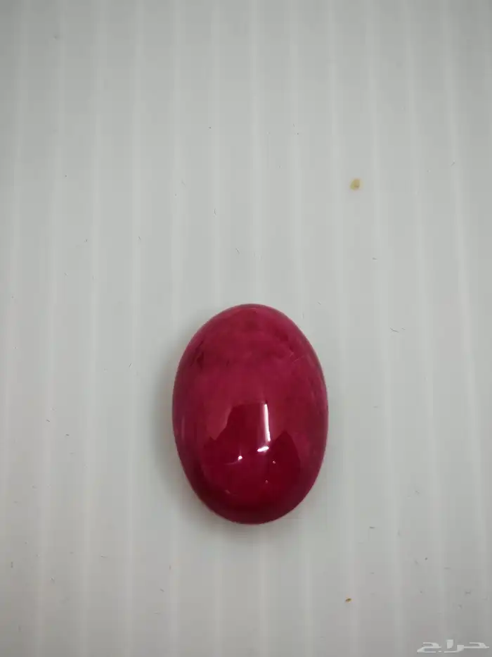 ياقوت طبيعي راهي معالج حرارة بشهادة دولية معتمدة 3