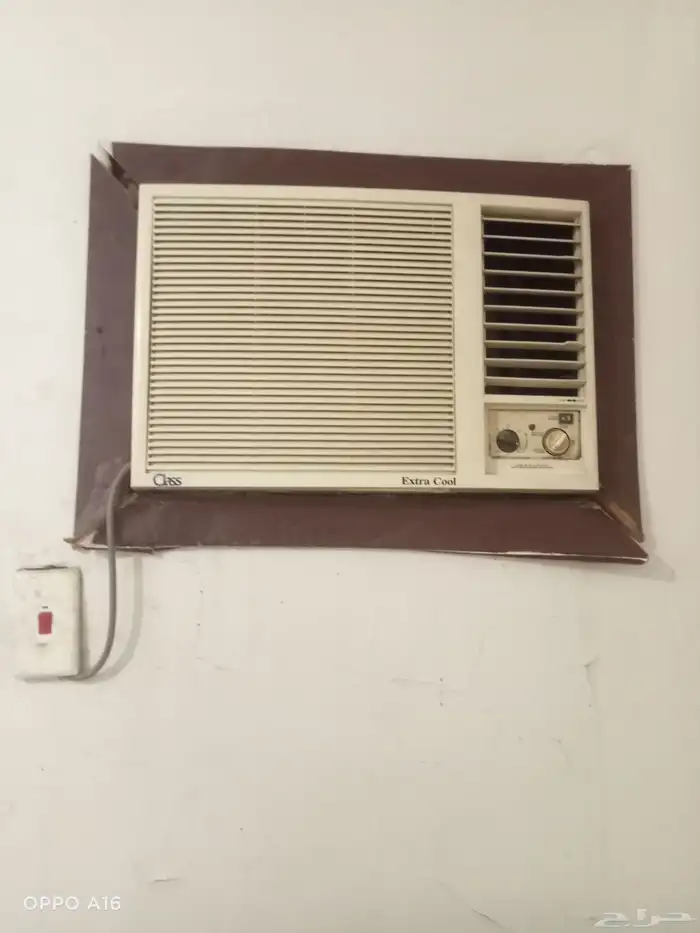 تكييف شباك سرير ايكيا حديد دولاب درفتين 2