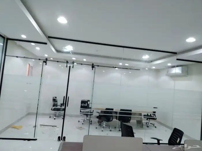 زجاج وجهات مكاتب سكوريت ابواب مكاتب تفصيل زجاج سكوريت 12ملي 0