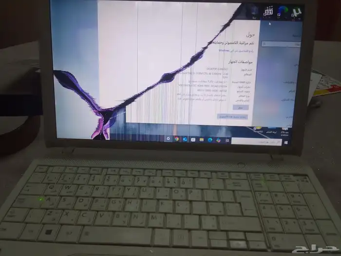 لابتوب توشيبا البيع بي الحالة الراھنة 5