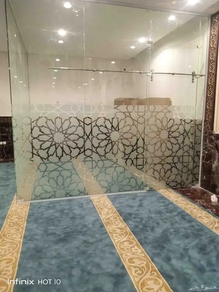 ا تركيب زجاج سكريت 12 ملي حسب الطلب -صيانه جميع الابواب الزج 2
