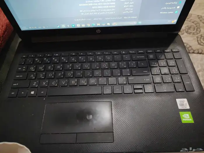 لا بتوب hp i7 كرت نيفيديا 2