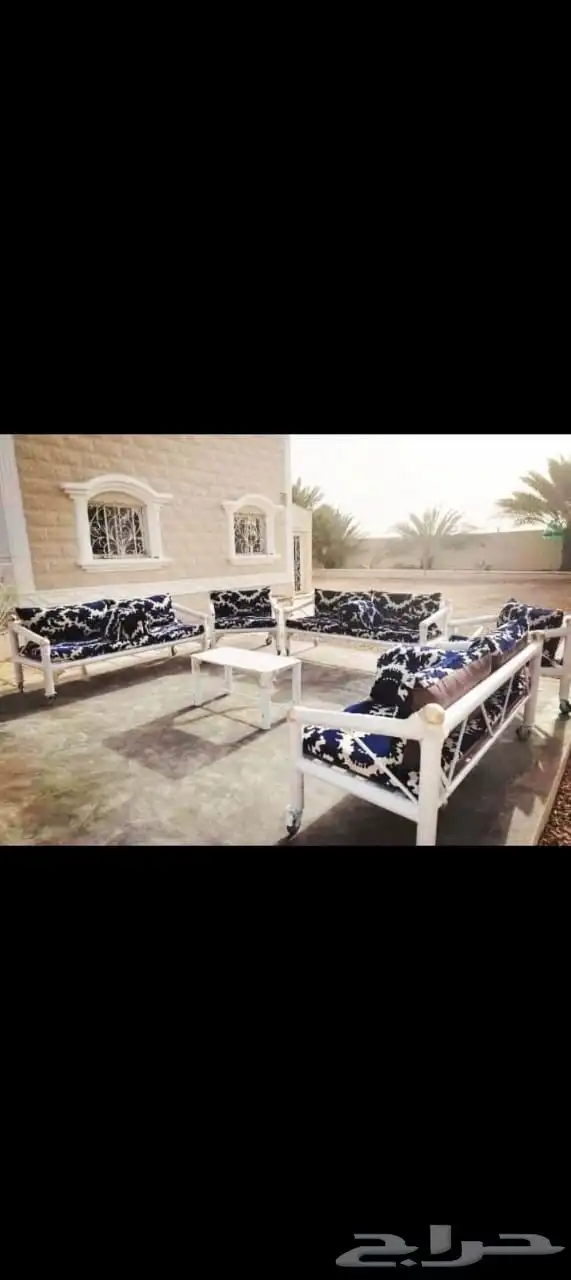 كراسي حديد جلسات خارجية اثاث مراكيز 2