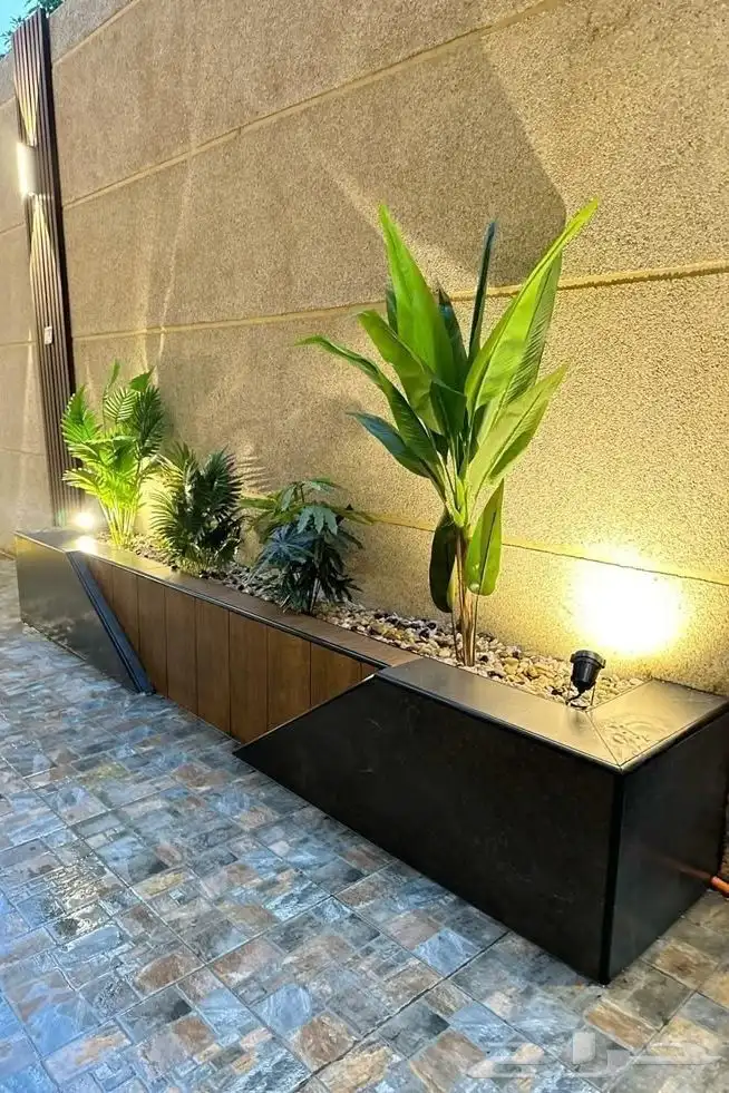 ديكور شاشه مع ديكور مدخل مودرن 3